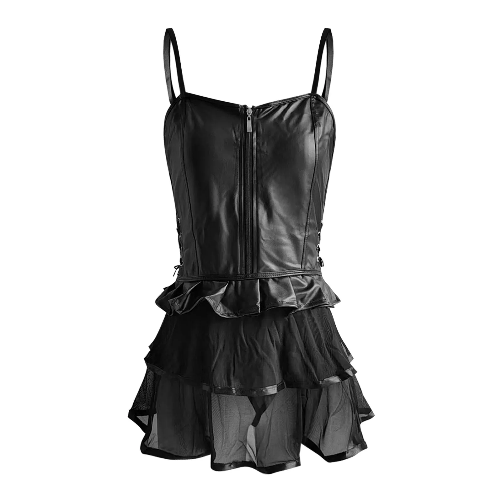 Heiße Erotische Dessous Set Frauen Leder Exotische Sets Sexy Versuchung Unterwäsche Sex Kleidung Porno Kostüme Lenceria Femenina_voghion.com