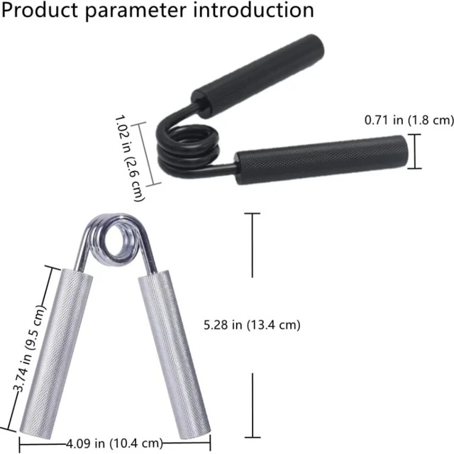 Metal Hand Grips 50-350LBS Strength Training Finger Grip Exercise Fitness Rehabilitation Shape Muscles Portable Hand Grippers 5