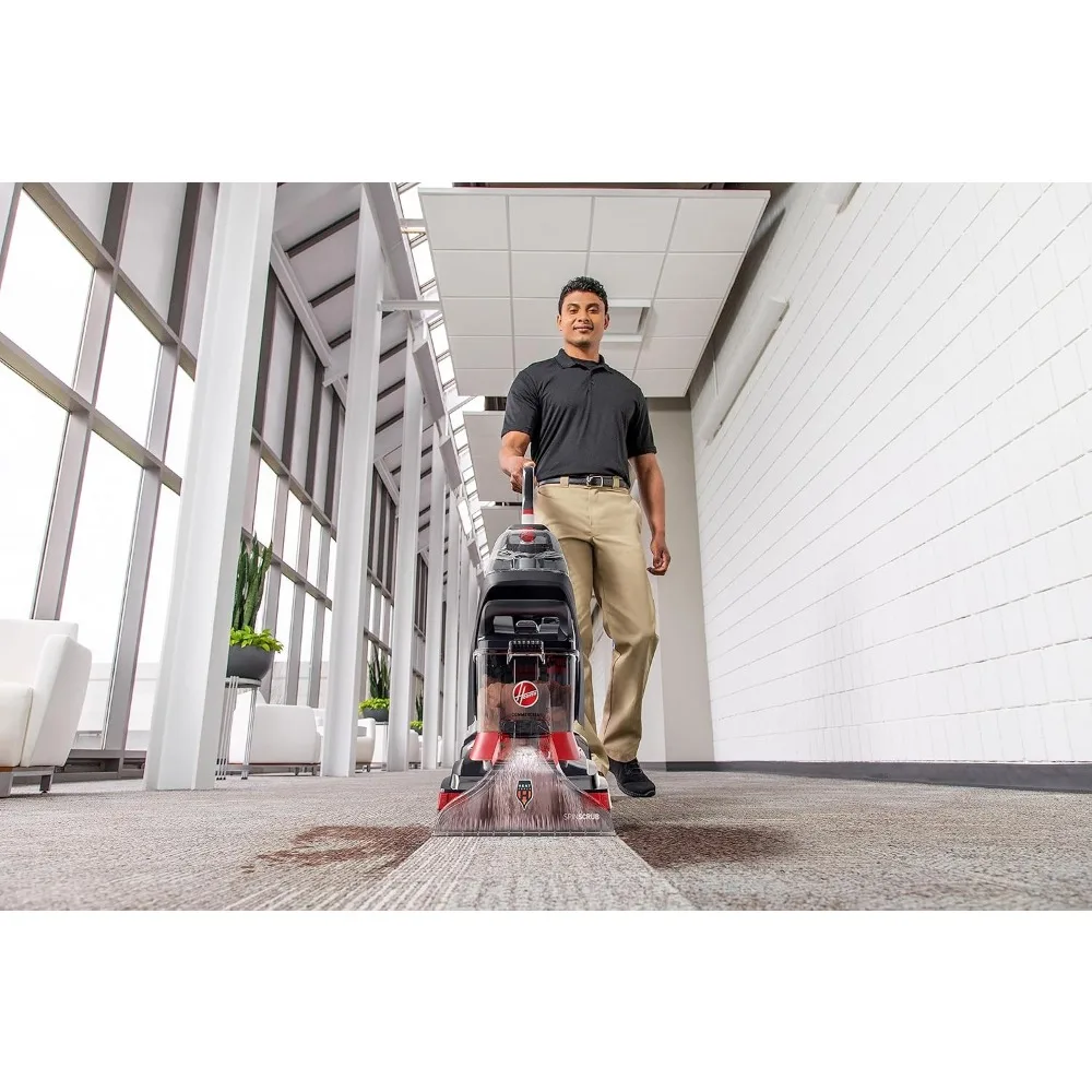 Commercial PowerScrub XL Spot Extractor, Carpet Cleaner Machine, Upright Shampooer, Commercial Grade Stain Remover, 5