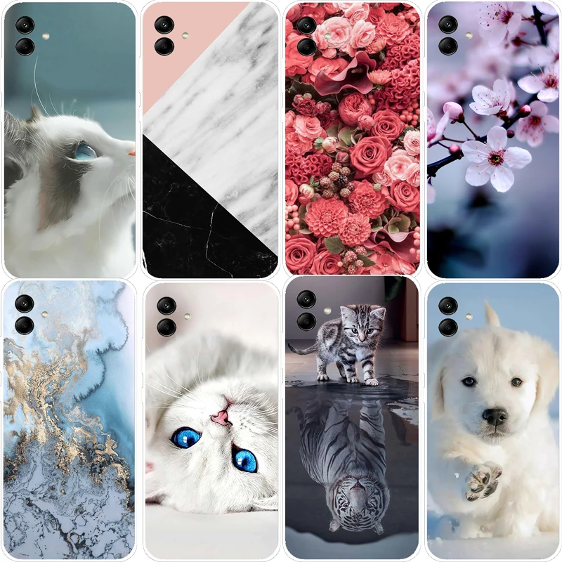 Per Samsung A04S Custodia Galaxy A04S Silicone Soft Fashion Custodie Per Telefoni Verniciate Per Samsung Galaxy A04S A04 S Cover Posteriore Paraurti I