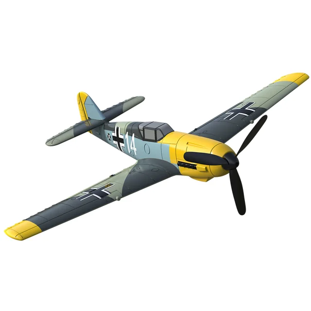 New Arrivel Volantex Remote Control 2.4G 4 Channels 761-11 BF109 BF-109 RC Warbird Mini Plane RTF 5