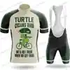 2025 Funny Turtle Cycling Jersey Set Tortoise Cycling Clothing Summer Road Bike Shirts Suit Bicycle Bib Shorts MTB Uniform 3