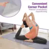 MoKo Yoga Towel Non Slip Hot Yoga Mat Yoga Blanket Printing Pattern Quick Dry with Corner Pocket for Bikram Pilates Gym Workout 3