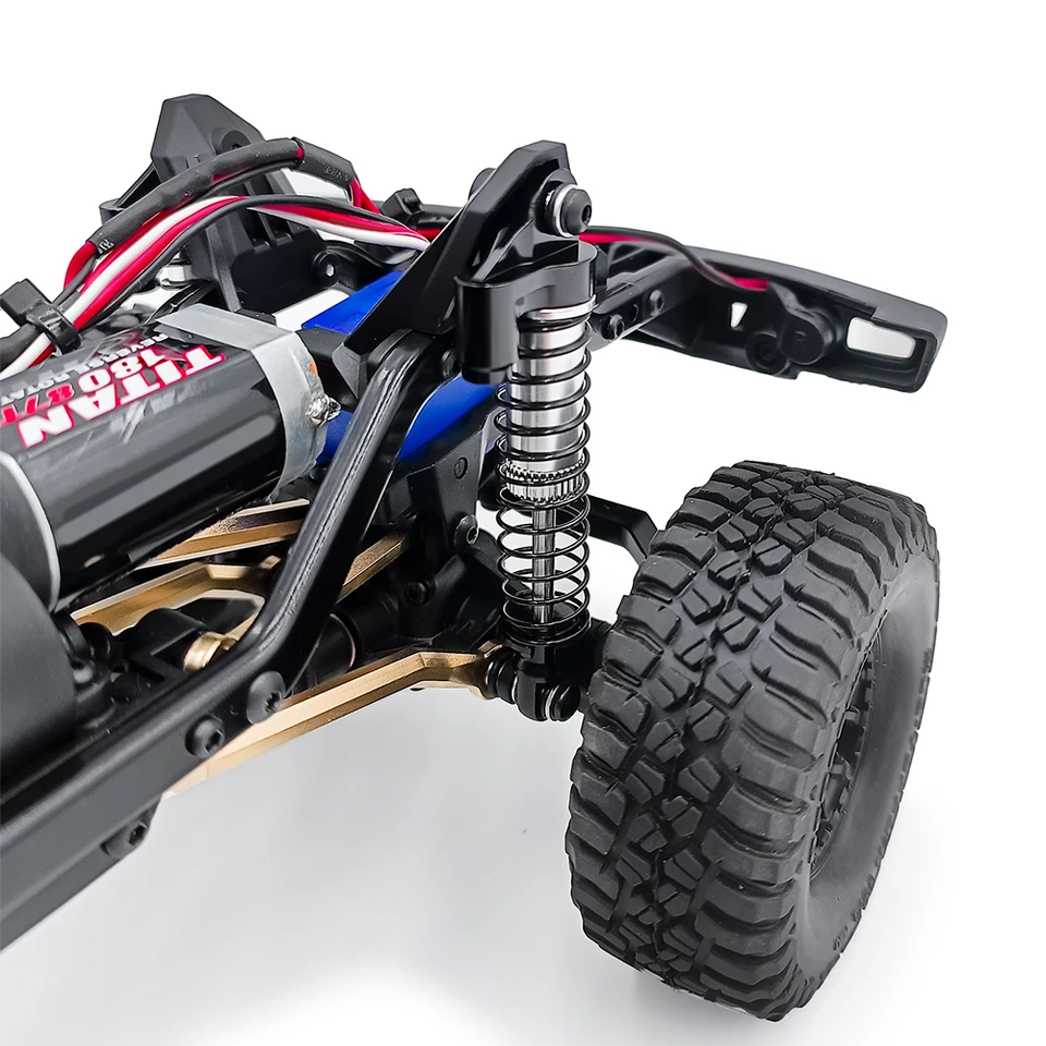 Kit De 4 Amortiguadores Roscados De Aluminio 6061 Para 1/18 Y 1/12 RC Crawler – 5 Tamaños, Ajustables Y Sin Aceite