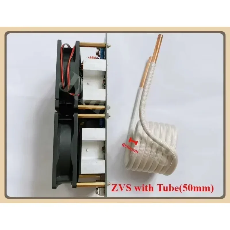 DC 24V~48V ZVS Low voltage induction heating board 2000W 50A Power supply module Flyback Driver Heater Tesla coil