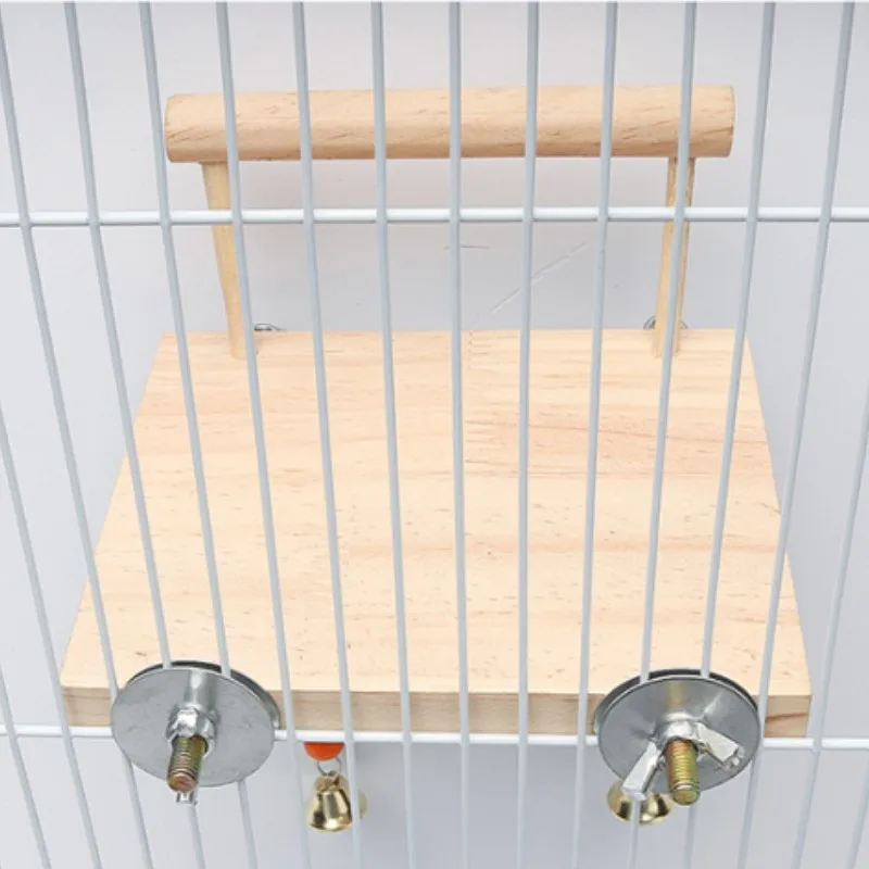 鳥のスイングおもちゃ木製オウム止まり木スタンドプレイスタンド咀嚼