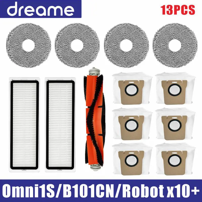 Dreame L10s Ultra / S10 Pro Accessories Mijia Omni 1S B101CN Robot X10+ Vacuum Main Side Brush Filter Mop Parts - Image 10