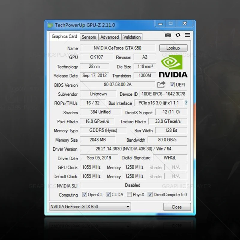 Gpu Z Geforce Gtx 650 Gpu Z Gtx 650 Boost Asus Geforce Gainward