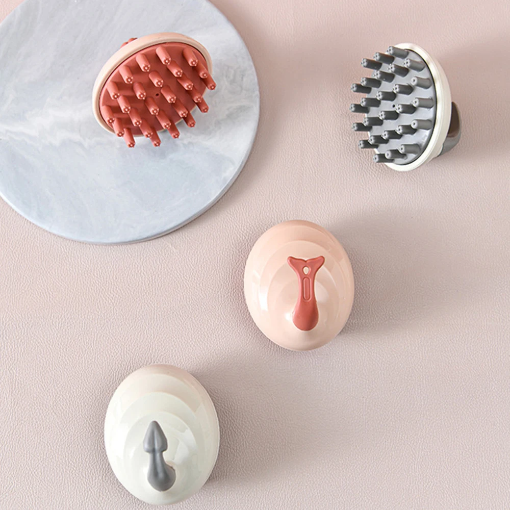 Description Picture 6 of itemRelieves Scalp Pressure Rounded Soft Easy To Clean Wet And Head Massage Environmental Protection Cleaning Comb Shampoo Brush