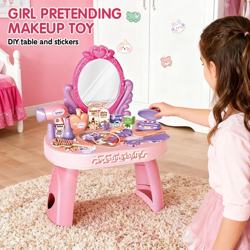 Interactive makeup playset