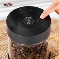 IKAPE Electric Vacuum Bean Canisters With Digital Display Coffee Accessories Coffee&Tea Tool Home/Camping/Coffee Beans Container 4