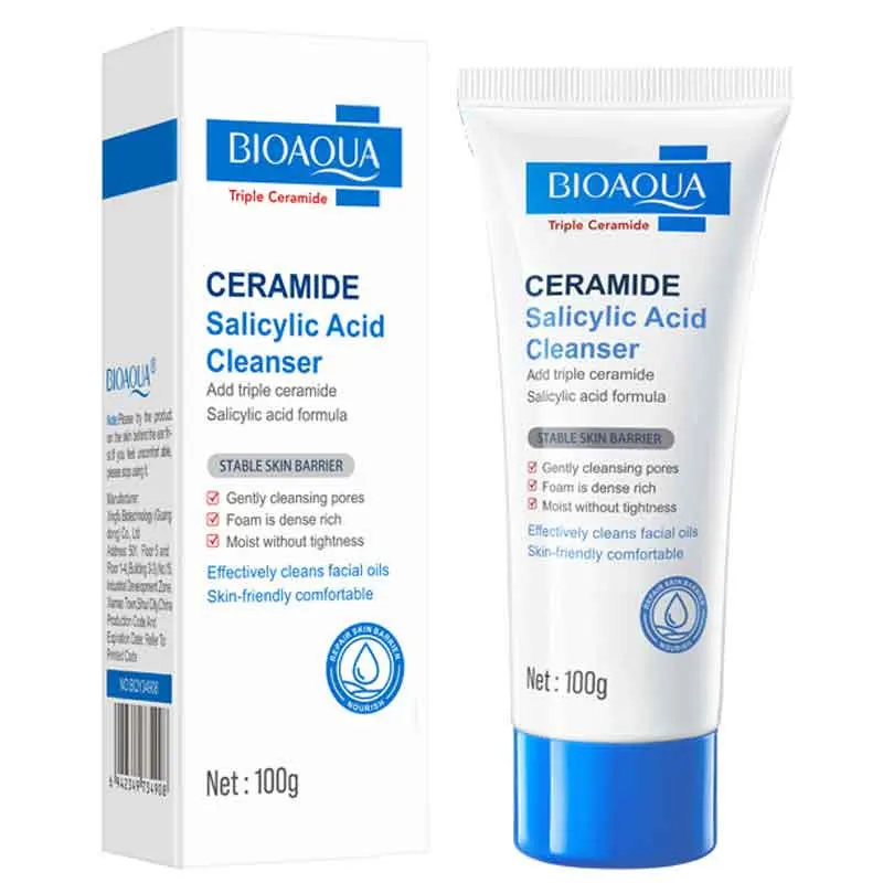 BIOAOUA Polypeptide Perilla Anti-Wrinkle Cleanser Deep Cleansing Moisturizing Foaming Cleanser