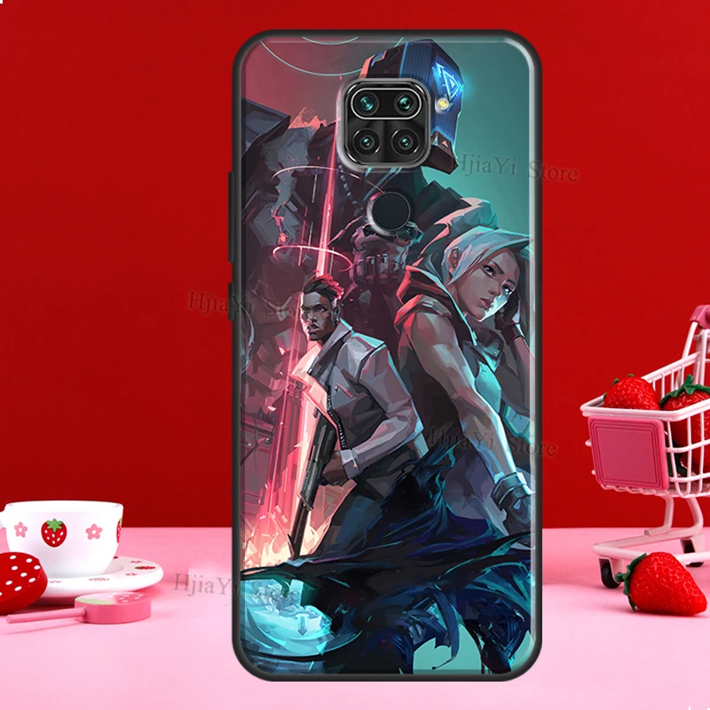 Phone Case Redmi Note Back Cover Free Fire Glow Up Skeleton Redmi