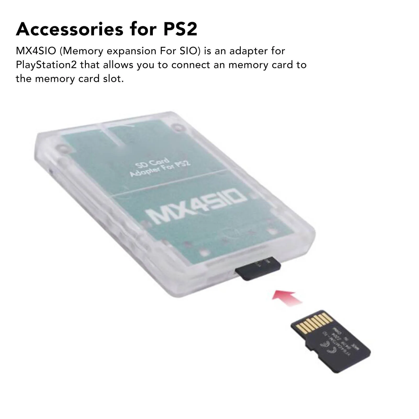 Accessories for PS2 MX4SIO SIO2SD Micro Storage Card Adapter Hand
