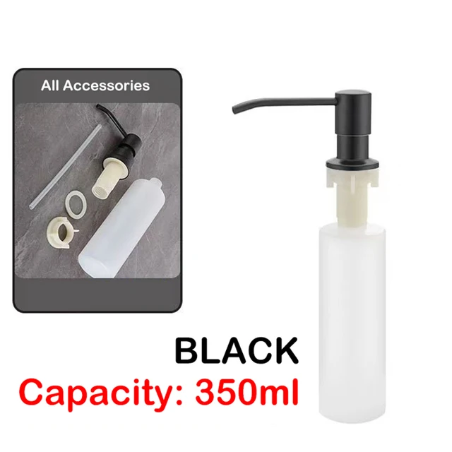 เครื่องจ่ายสบู่อ่างล้างจานในตัวเครื่องจ่ายสบู่อ่างล้างจานในตัวชุดหลอดขยายติดตั้งง่ายขวดสบู่ 2 เครื่องจ่ายสบู่อ่างล้างจานในตัวเครื่องจ่ายสบู่อ่างล้างจานในตัวชุดหลอดขยายติดตั้งง่ายขวดสบู่ 2