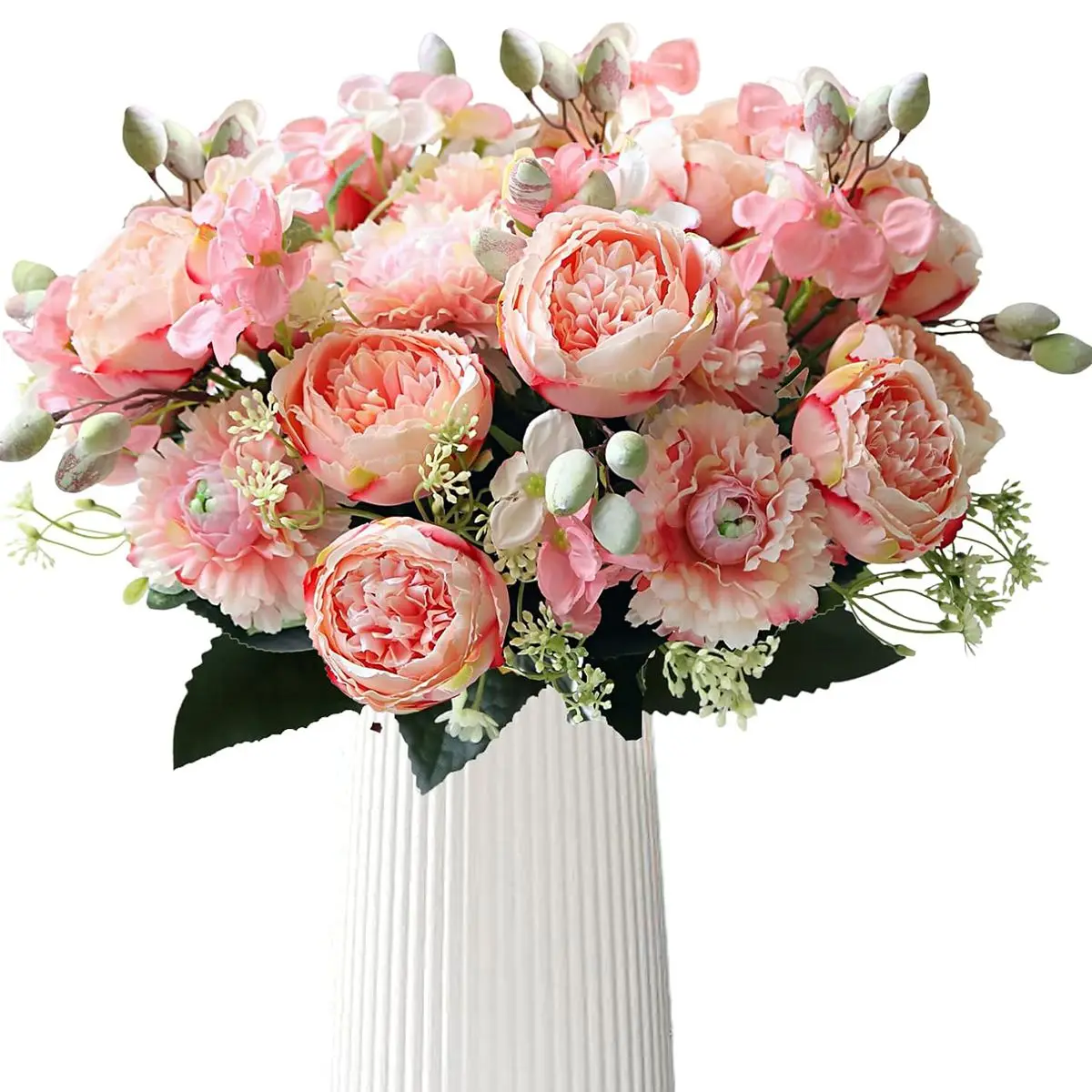 Elegant Venus Rose Bouquet - Silk Flower Arrangement for Home and Wedding Decor