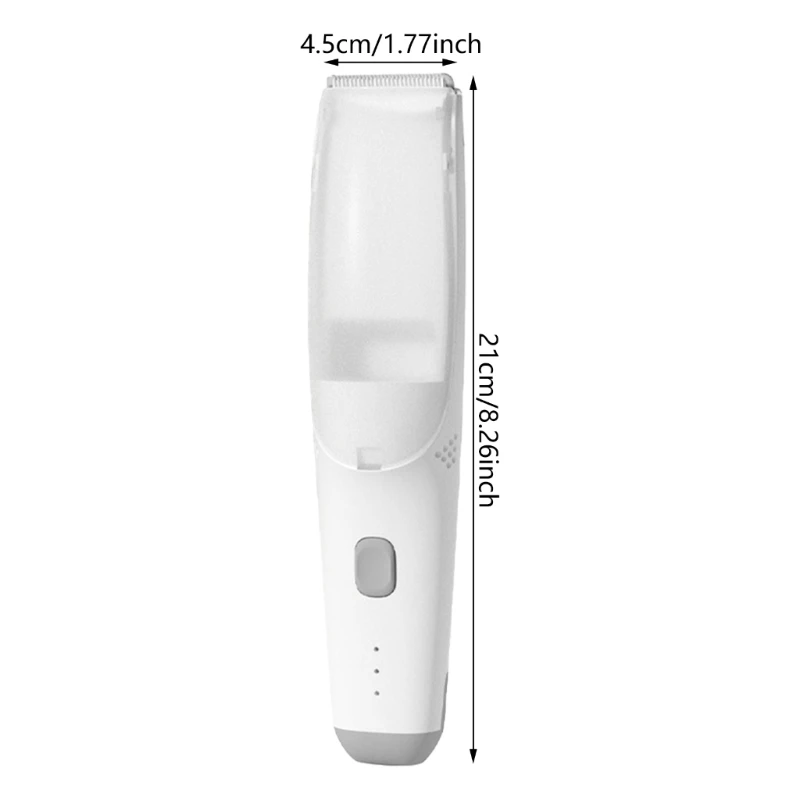 Cordless Haircut Machine Child Electric Hair Trimmer Baby Hair Trimmer Vacuum USB Rechargeable