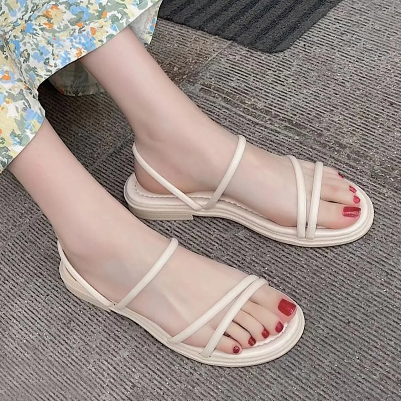 2024 new women shoes high quality fashion sandals women shoes black shoes