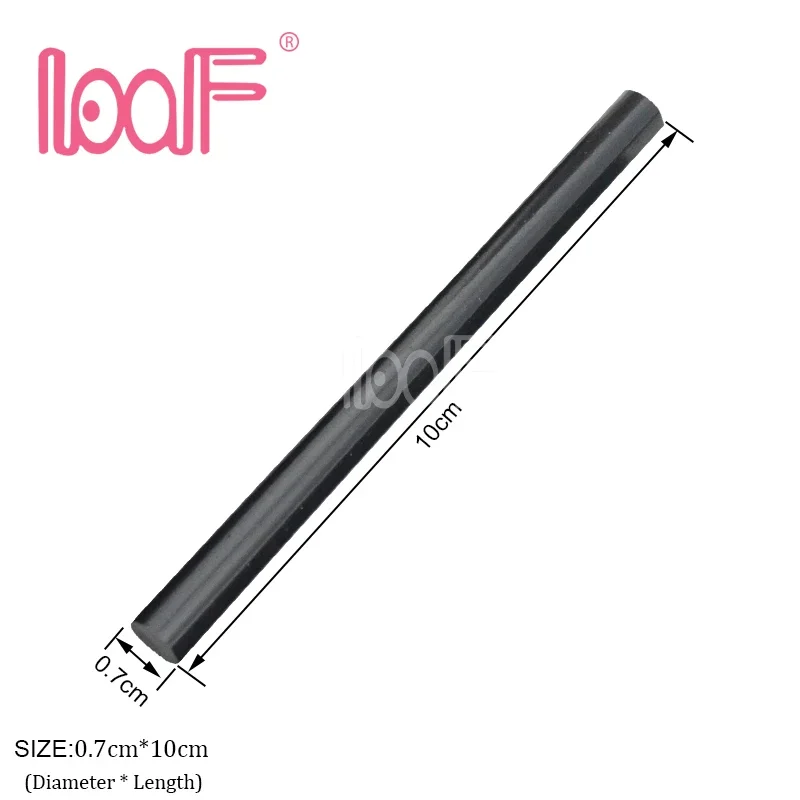 12pcs 0.7cm Hot Melt Keratin Glue Sticks hair extension glue hair extension glue stick keratin glue for Pre-bonded Hair Extension Black Brown Blonde Transparent Blonde Makeup Tools