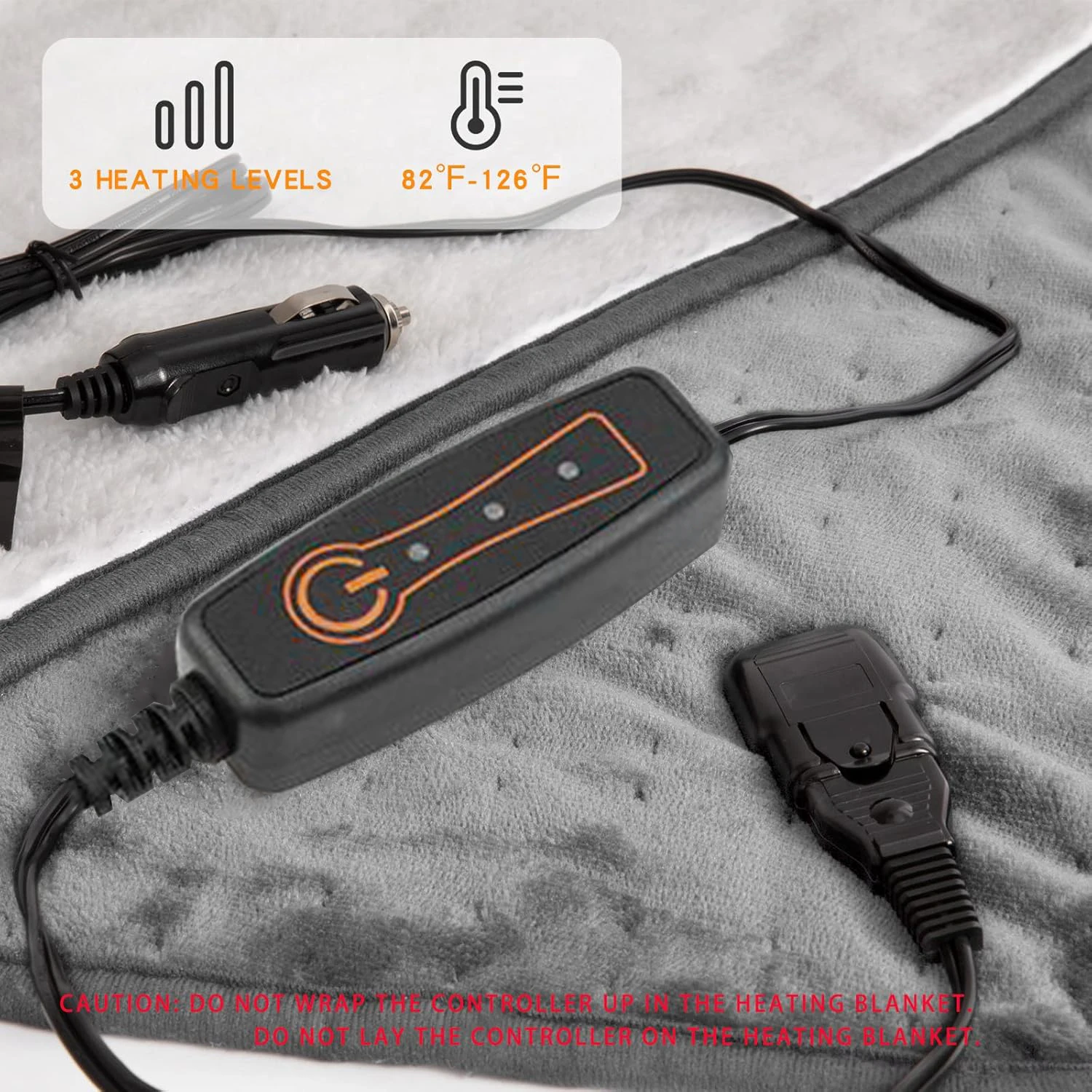 12V Car Heating Blanket Auto Sleeper Warm Heater For Camping Trucks Off-Road Vehicles Heated Blanket Seats Heater Warm