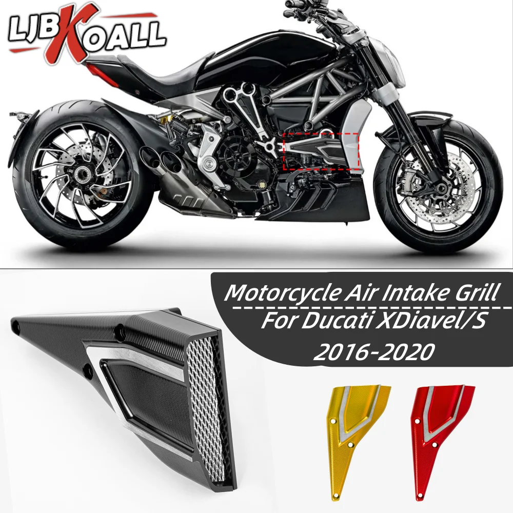 

for Ducati XDiavel S 2016-2023 2018 2019 2020 2021 2022 Air Intake Grill Motorcycle Radiator Frame Side Cover Bracket Holder