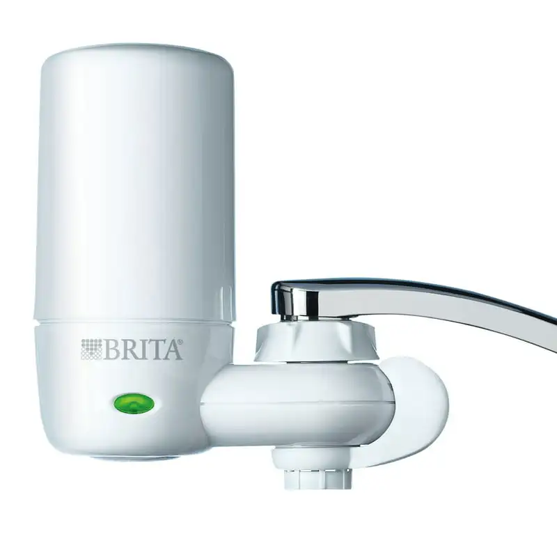 

Faucet Mount System, Water Filter Reduces Lead and Chlorine, White