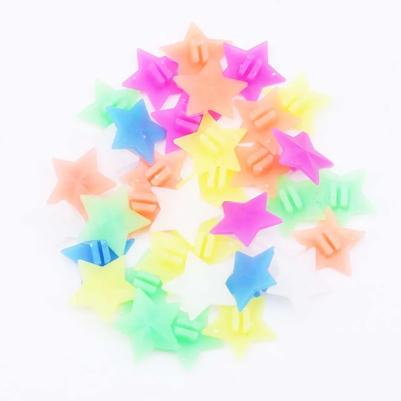 Bicycle wheel beads 26/36 Pcs Colorful Safety Bicycle round clip Multi-color Love heart Stars Wheel Bike accessories Decoration Bead Spoke beads