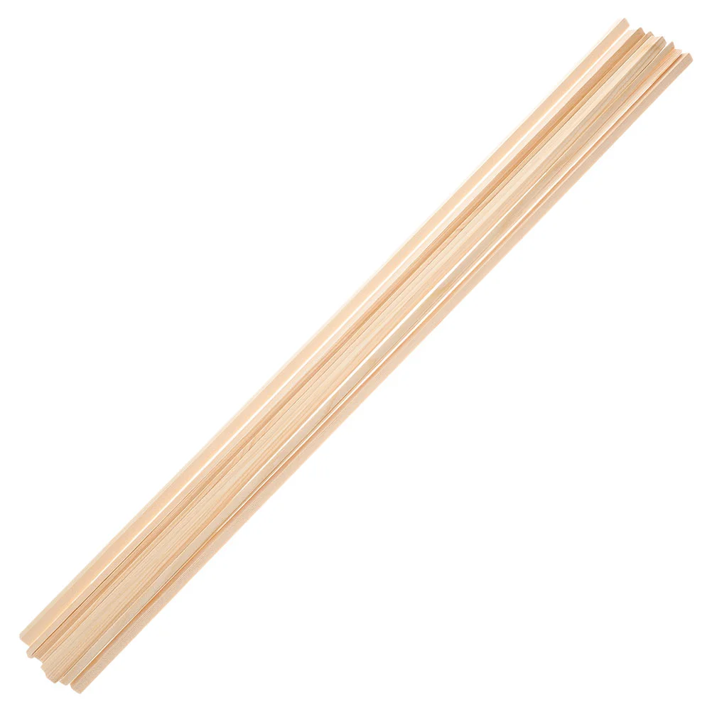 

10 Pcs Triangular Wooden Strip Decor Window Trim Screen Modeling Molding Edges DIY Decoration