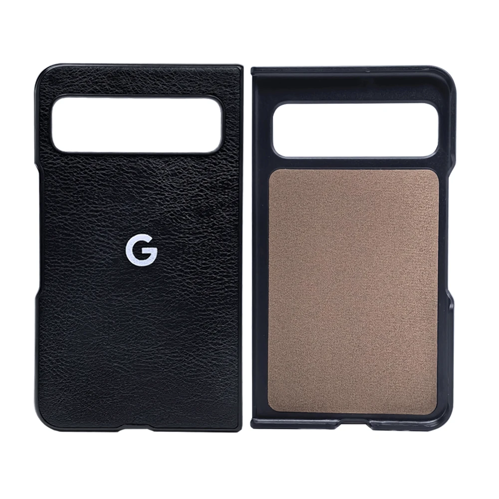 For Google Pixel Fold Case Luxury Leather Protective Cover For Pixel Fold 5G  Hard PC PU Cortex Antiskid Shockproof Protection 5