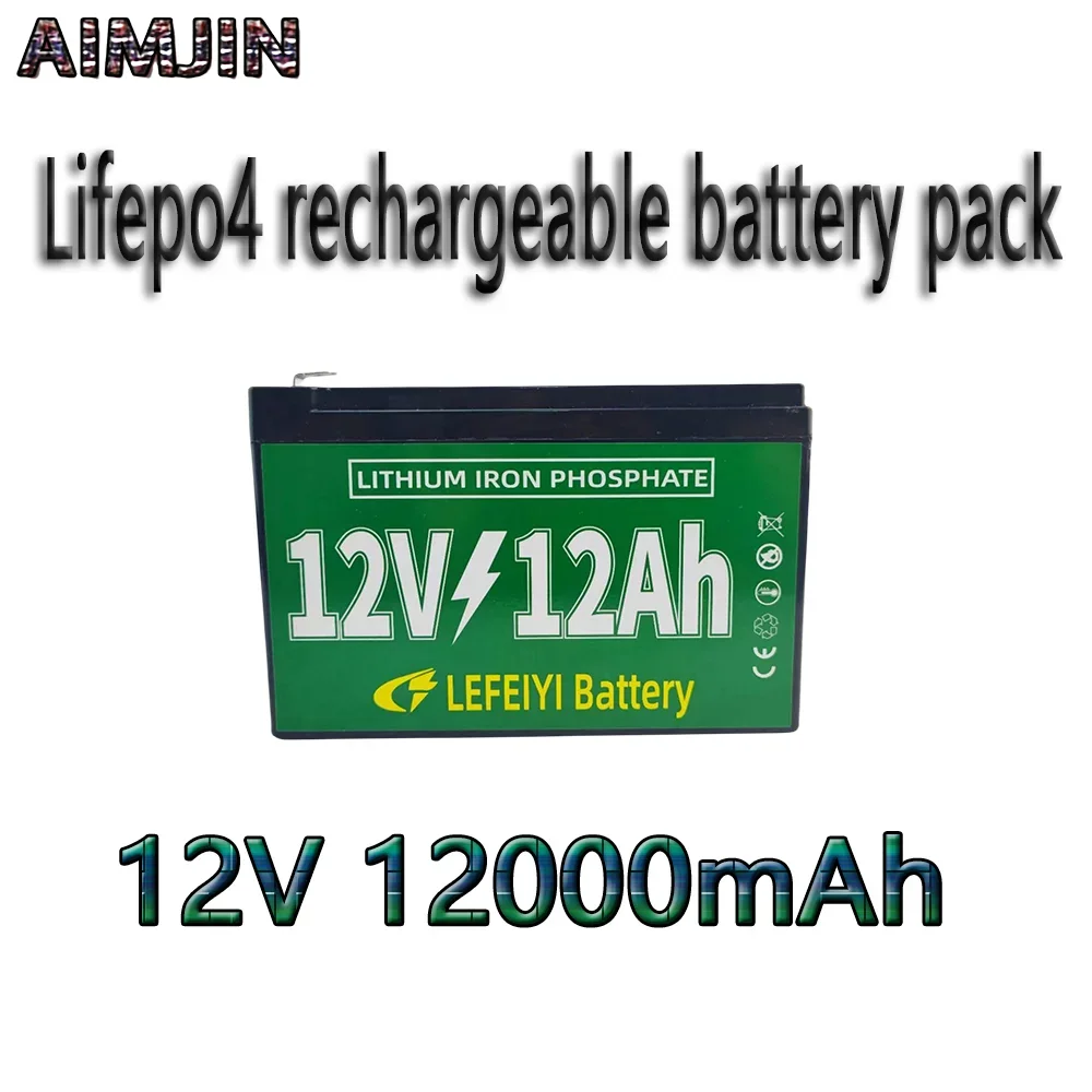 

Перезаряжаемый Аккумулятор Lifepo4 12 В, 12 Ач, используется для электромобилей, солнечных уличных фонарей и т. д.