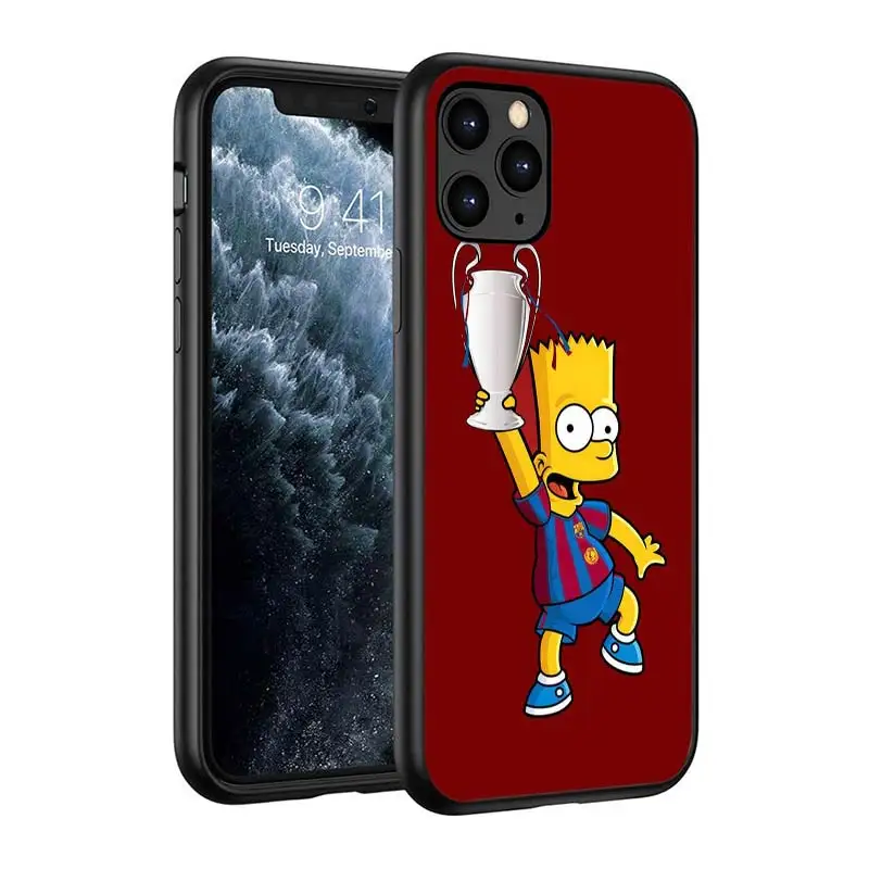 iphone 13 pro max cover The Simpson Boys Silicone Cover For Apple IPhone 13 12 Mini 11 Pro XS MAX XR X 8 7 6S 6 Plus 5S SE Phone Case Coque case iphone 13 pro max