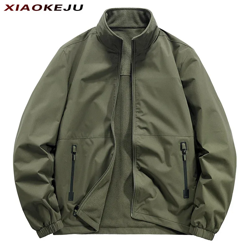 Spring Jacket Man Coat Jackets for Men Motorcycle Jacket Man Baseball Military Sportsfor Retro Withzipper Mountaineering