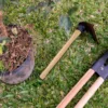 Hoe Wooden Handle for Garden Work Replacement Handles Hammer Replacements Working Carpenter Tool 5