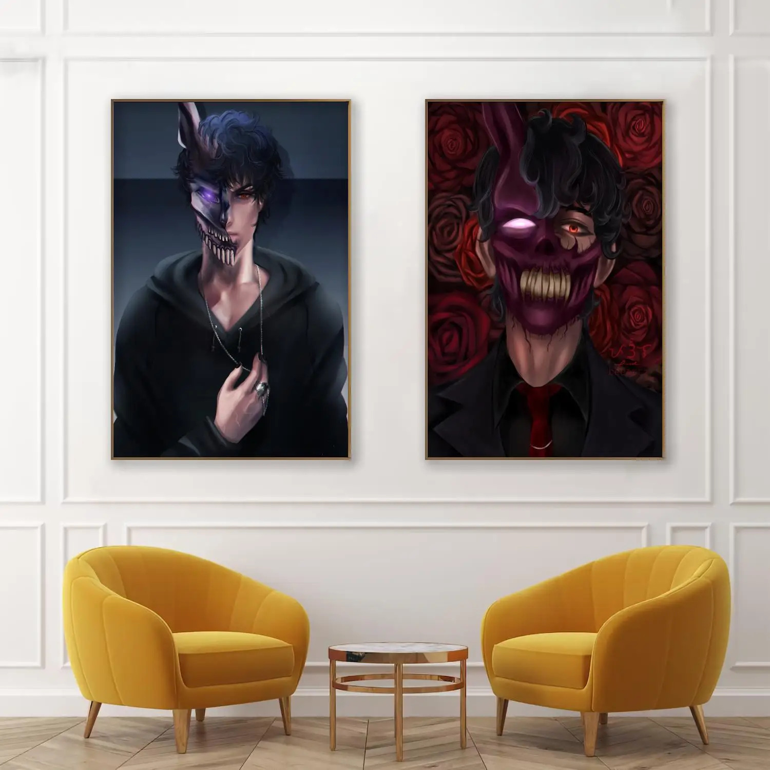 

corpse husband cartoon Decorative Painting Canvas Poster Wall Art Living Room Posters Bedroom Painting