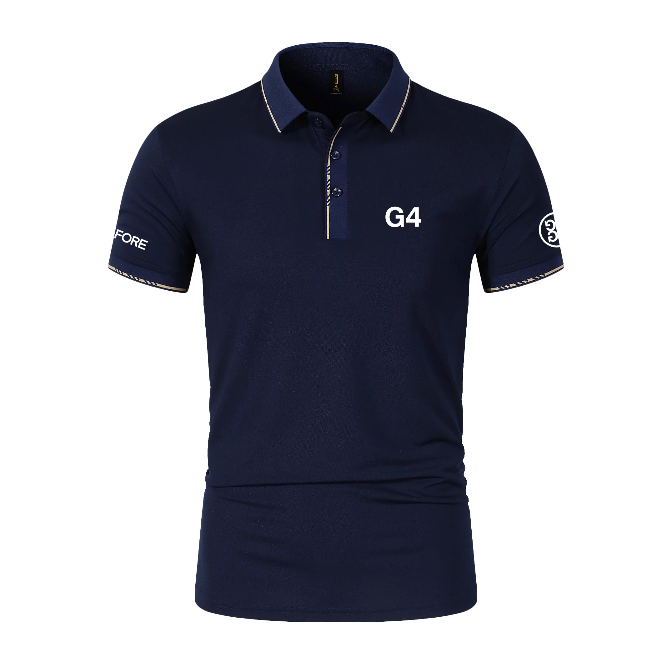 

Luxury Brand Casual Golf G4 T-shirt Men's Golf Suit 2024 Summer New Shirt Outdoor FOR Sports Men's Golf Suit Quick Drying Lapel