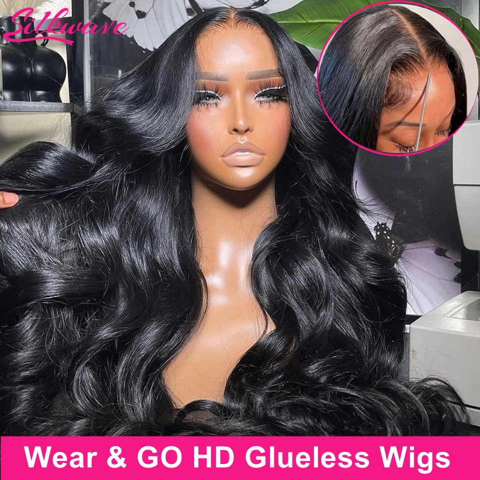 

Body Wave Glueless 4x4 x5 HD Lace Closure Human Hair Wigs Ready To Wear For Black Women Pre Plucked 13x4 13x6 Lace Frontal Wig