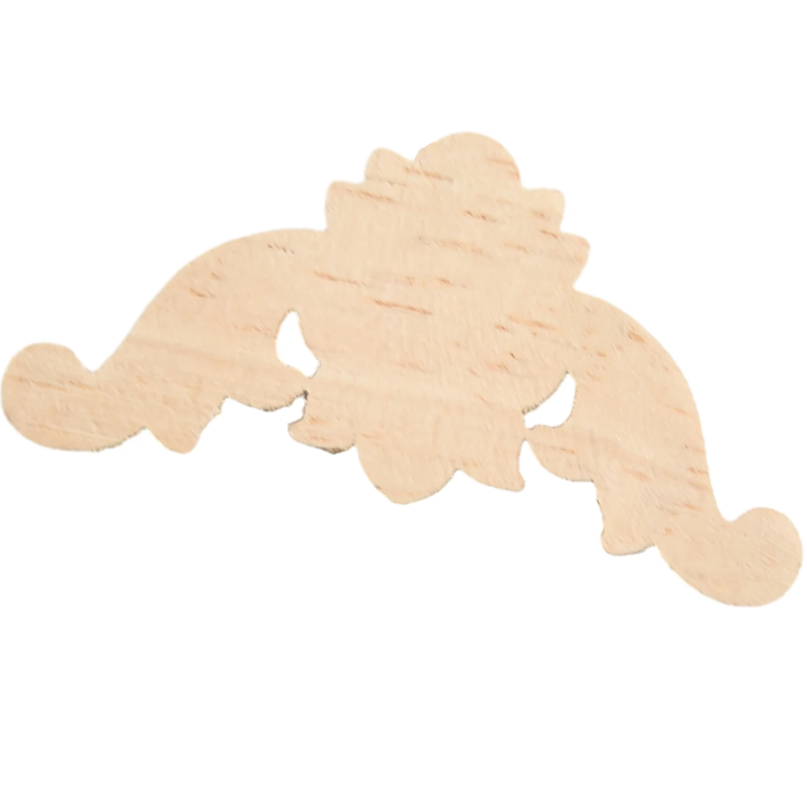 

Carve Decal Wood Applique Home Replacement Single Side Wood Carved Accessories Classic Decoration European Style