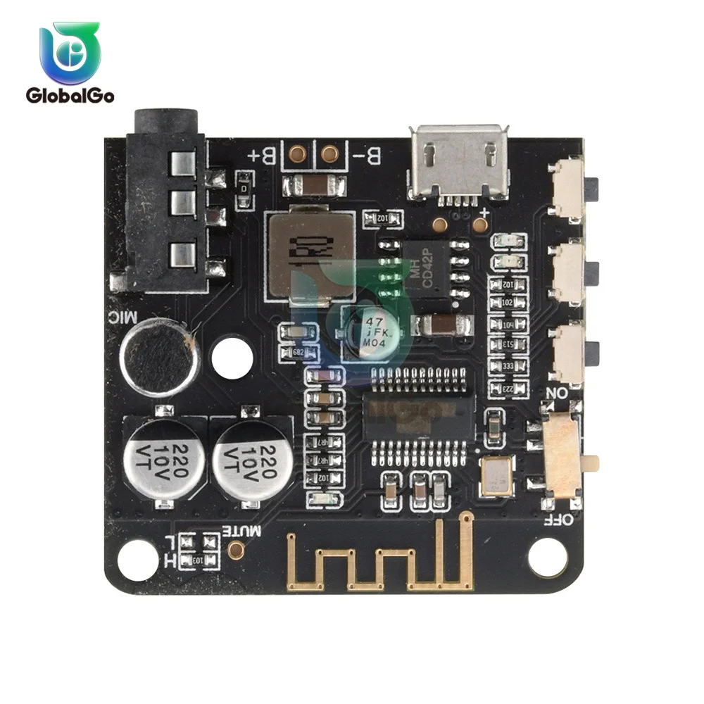 

Mini Bluetooth 5.0 Decoder Board Audio Receiver BT5.0 PRO MP3 Lossless Player Wireless Stereo Music Amplifier Module