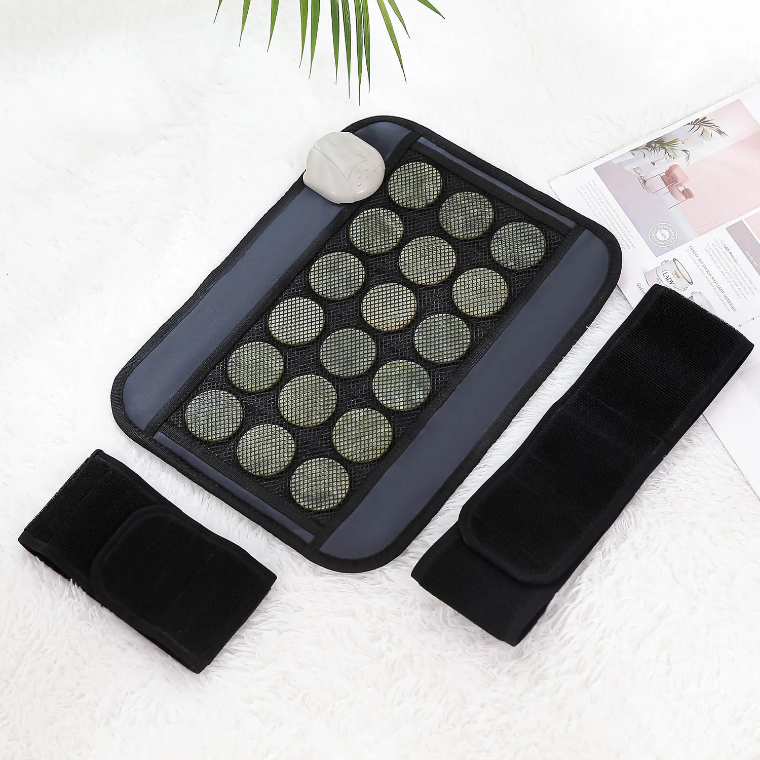 Fanocare AlphaMat A75 Far Infrared Deep Heating Magnetic Therapy Mattress Natural Jade Heating Sofa Chair Pad For Pain Relief