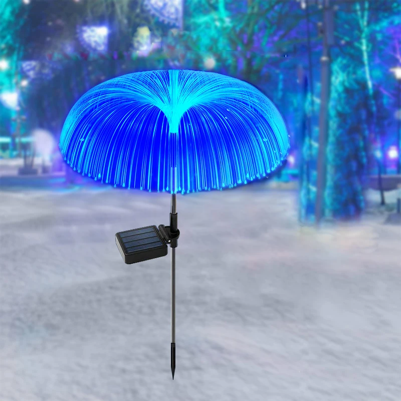 Solar Garden Lights Outdoor Waterproof 7 Color Changing Double Jellyfish and Star Christmas Yard Garden Decor solar lights solar led lights garden lighting