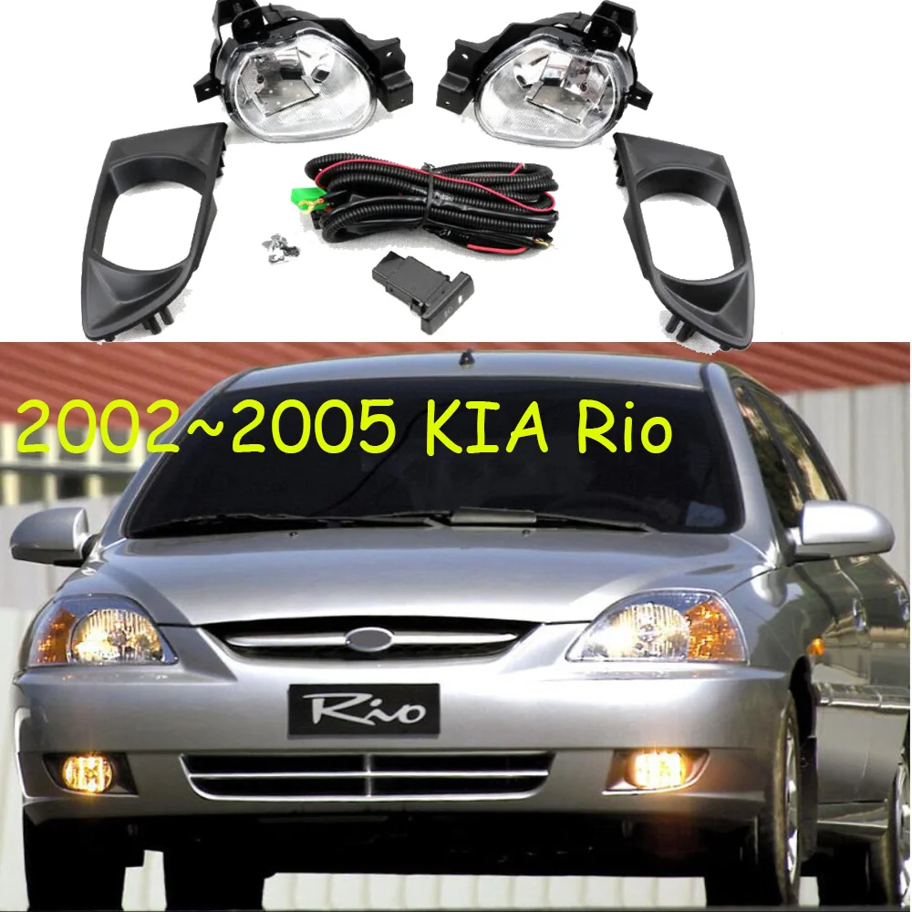 

Car Bumper Headlight For Kia Rio Fog Light K2 2002~2005y Car Accessories Halogen Bulb Auto Rio Headlamp