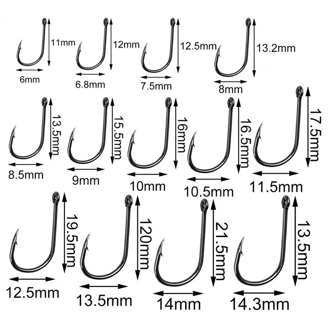 1 Box Fishing Hooks Carbon Steel Sturdy High Hardness Fishing Hooks  Professional Professional Useful J Hooks for Outdoor - AliExpress