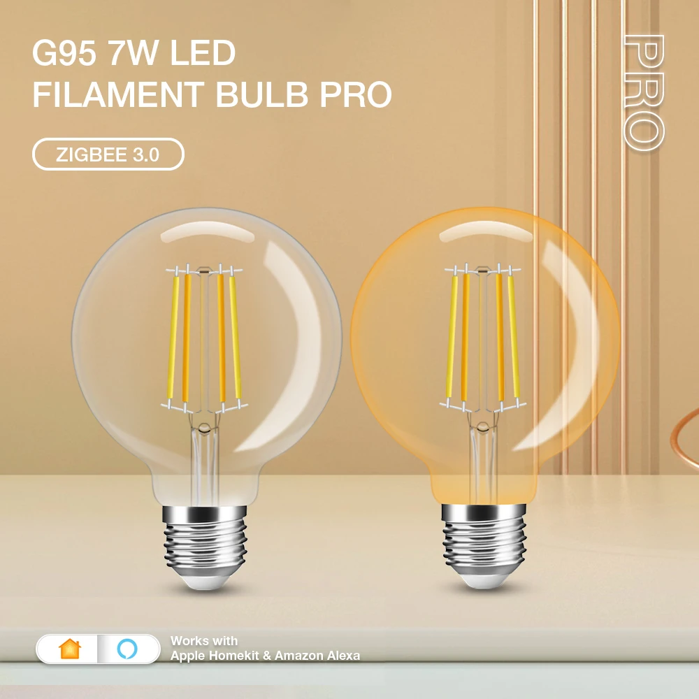 Filament Bulb Zigbee Led Filament Bulb Led Light Bulb E27 Zigbee