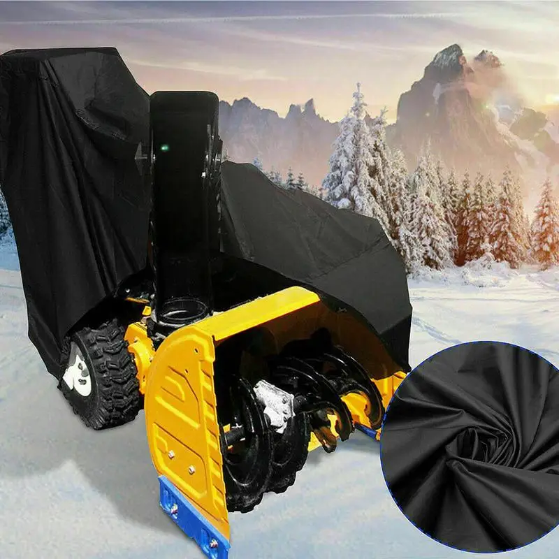 

Snow Blower Cover Oxford Cloth Snow Thrower Covers Universal Fit Snow Blower Accessories All Weather Most Electric Snowblowers