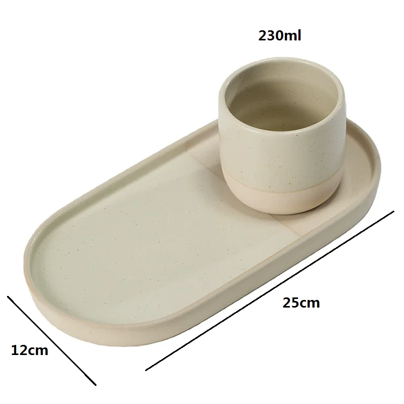 Taza de café Japonés con bandeja
