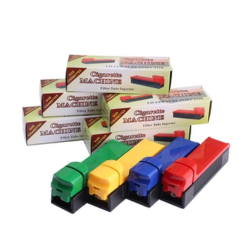 Filtro antifumo da 8mm Multi colore plastica Pull fumo tabacco regalo riempito a mano per uomo Rolling Machine accessori per il fumo