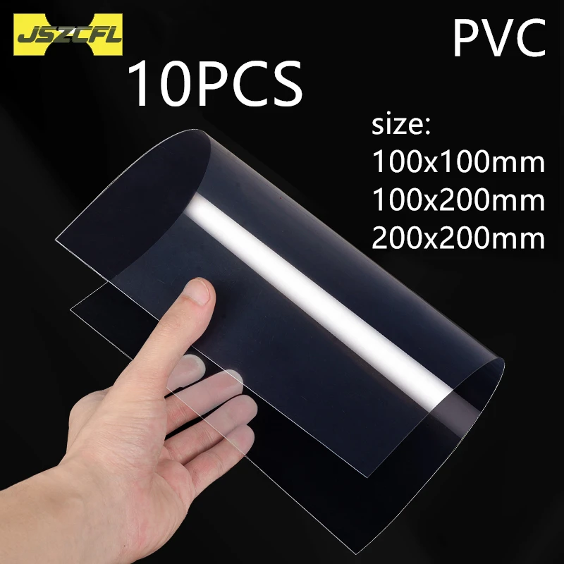 0.4mm~4mm Thick Clear Plastic PVC Sheet Hard Plastic Plate Multi size  available