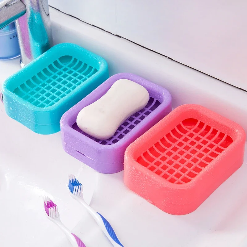 

1074 практичная Коробка для мыла, сетчатый держатель, креативная Пластиковая Коробка для мыла, моющее оборудование