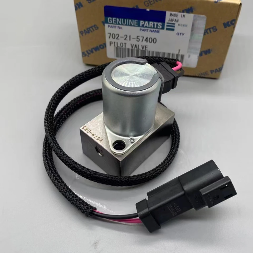 

PC200-7 PC210-7 PC200-8 Hydraulic Solenoid Valves 702-21-57400 For Komatsu Excavator Parts 7022157400 Accessories