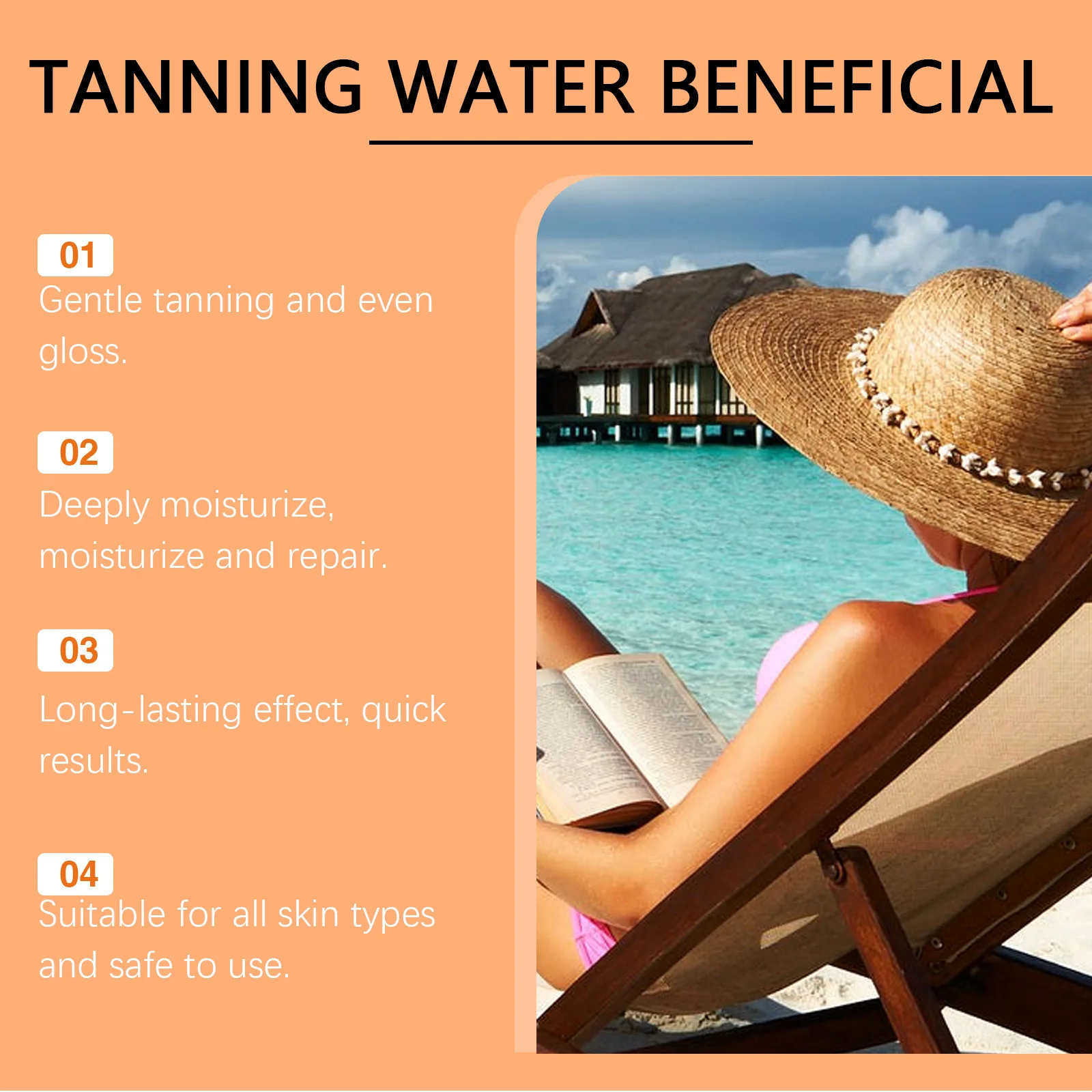 Sunless Tanning Serum Boost Blackening Bronze Glow Sunkissed Intensive Dark Prevent Dryness Outdoor Self Tanning Essence Lotion